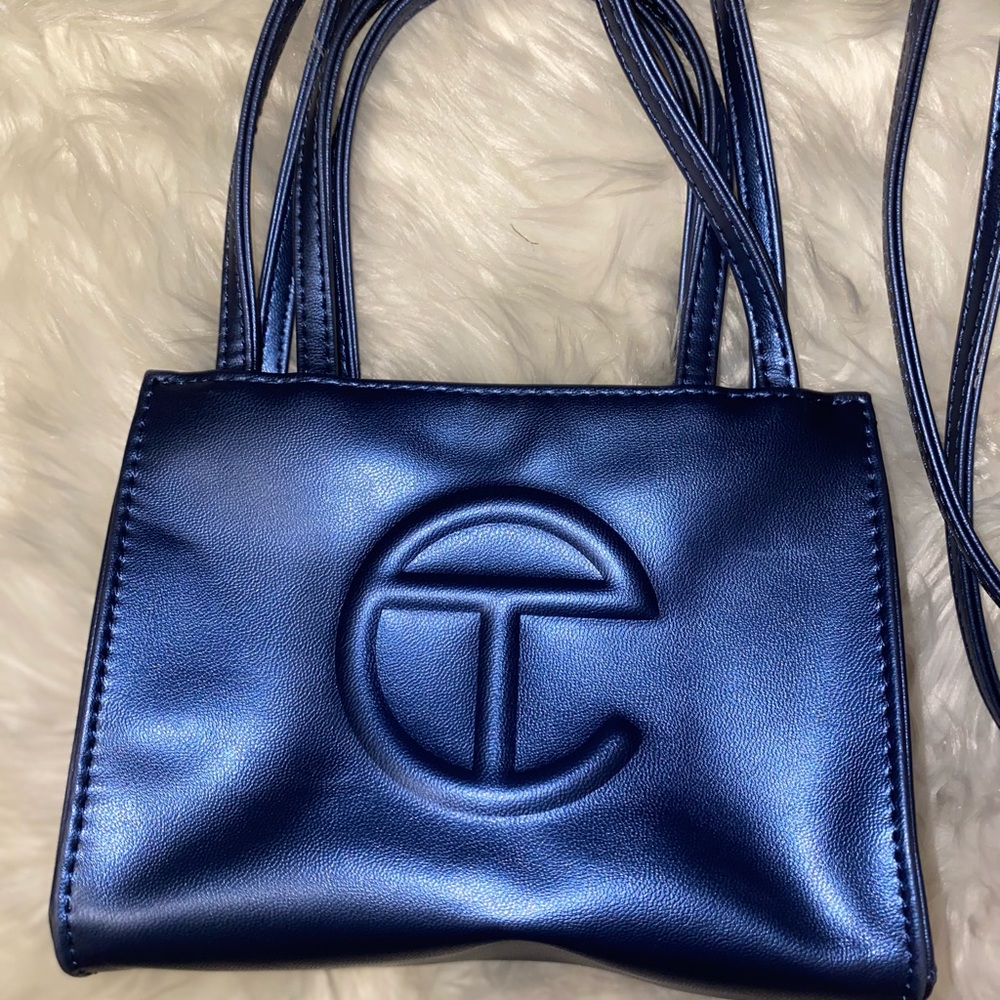 BLUE TELFAR BAG